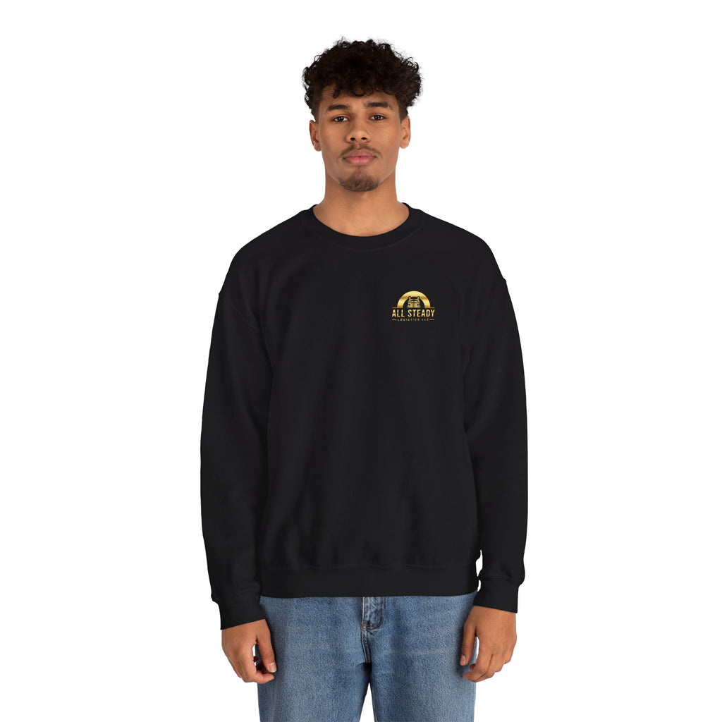 Crewneck Sweatshirt — Little Golden Rainbow "Be Kind" Chest Print
