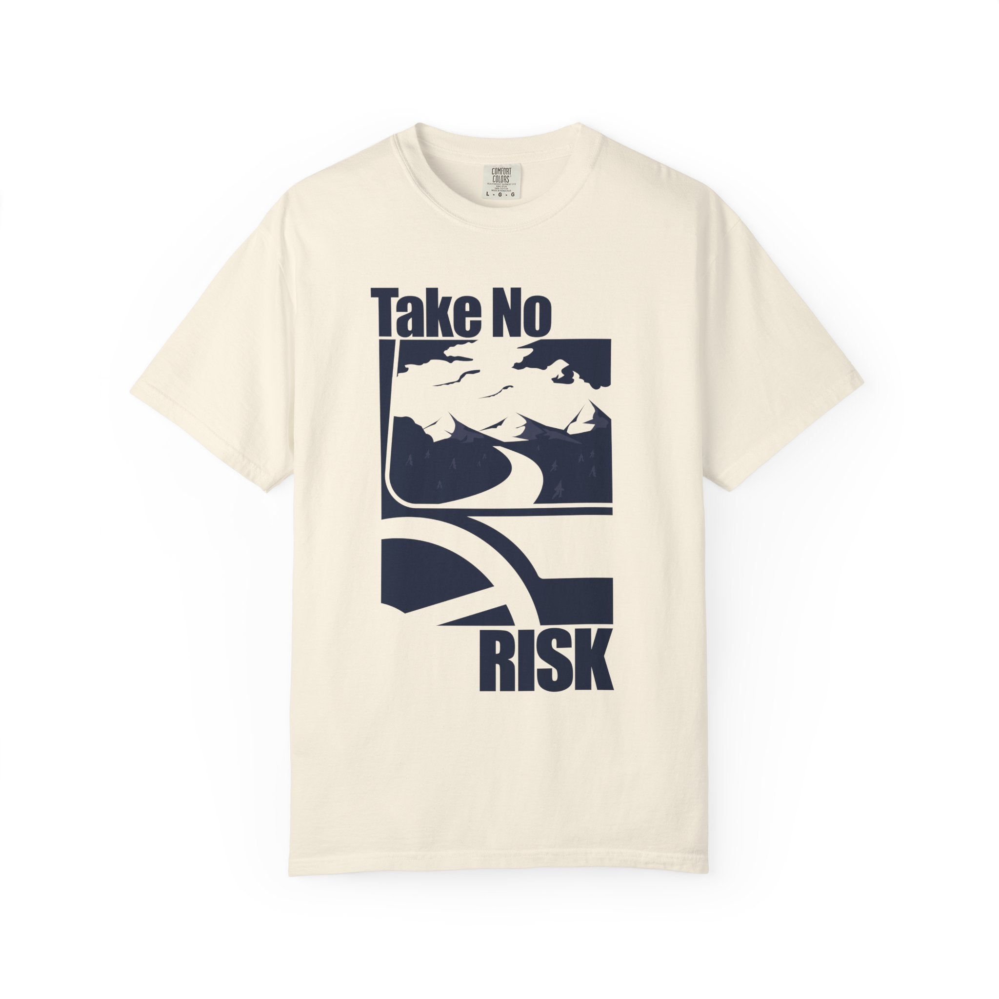 Take No Risk T-Shirt — Retro Wave Surf Graphic Tee