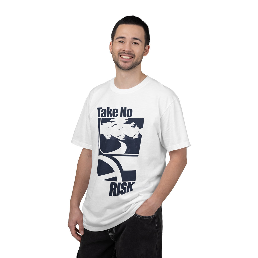 Take No Risk T-Shirt — Retro Wave Surf Graphic Tee