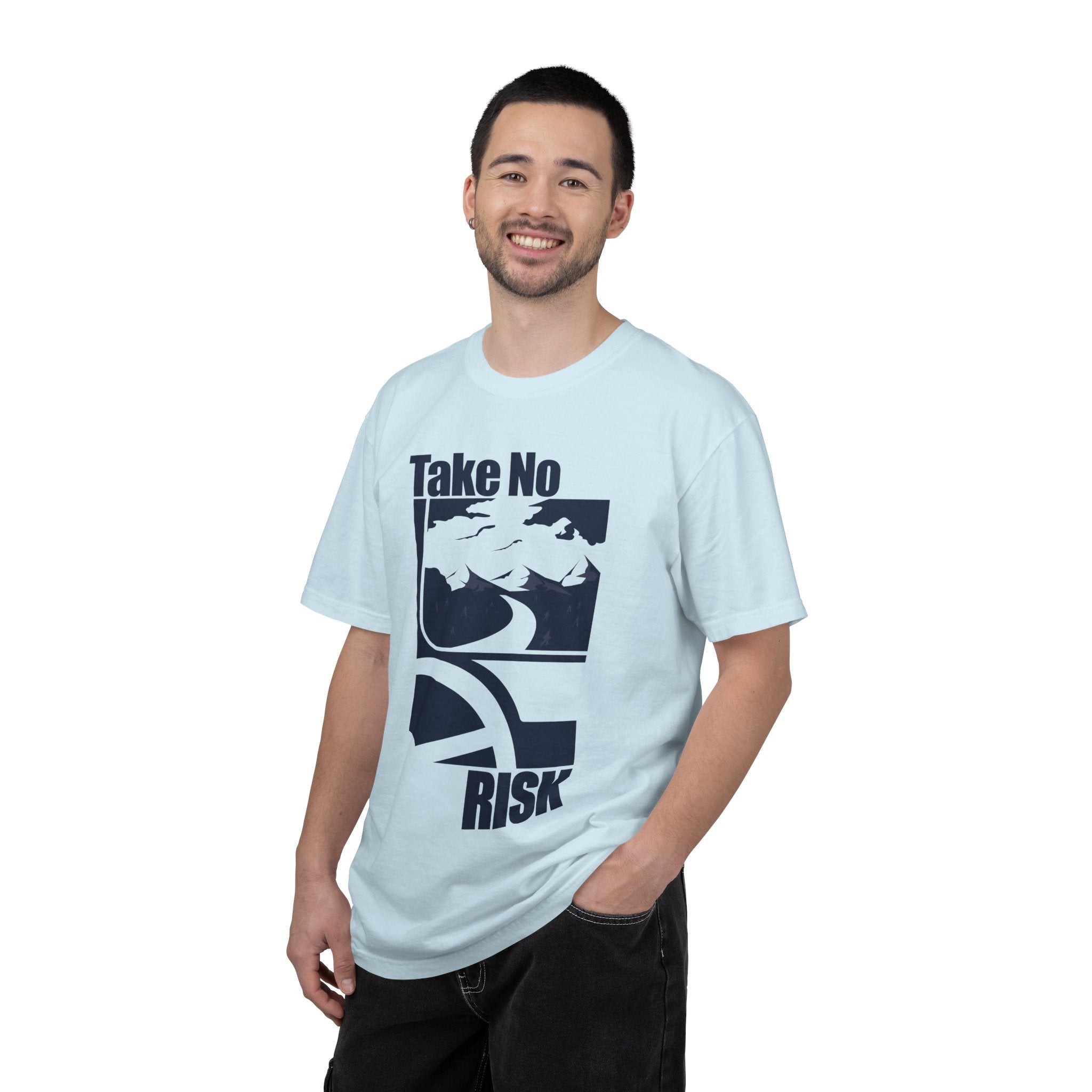 Take No Risk T-Shirt — Retro Wave Surf Graphic Tee