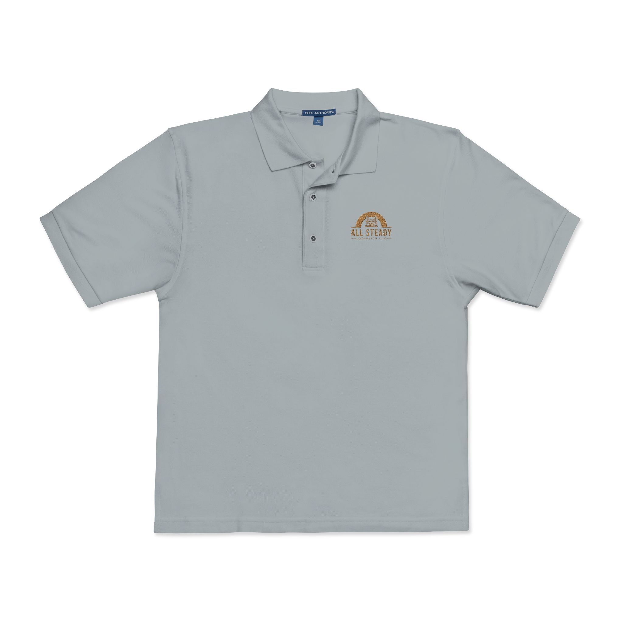 Embroidered Golden Sunrise Polo Shirt