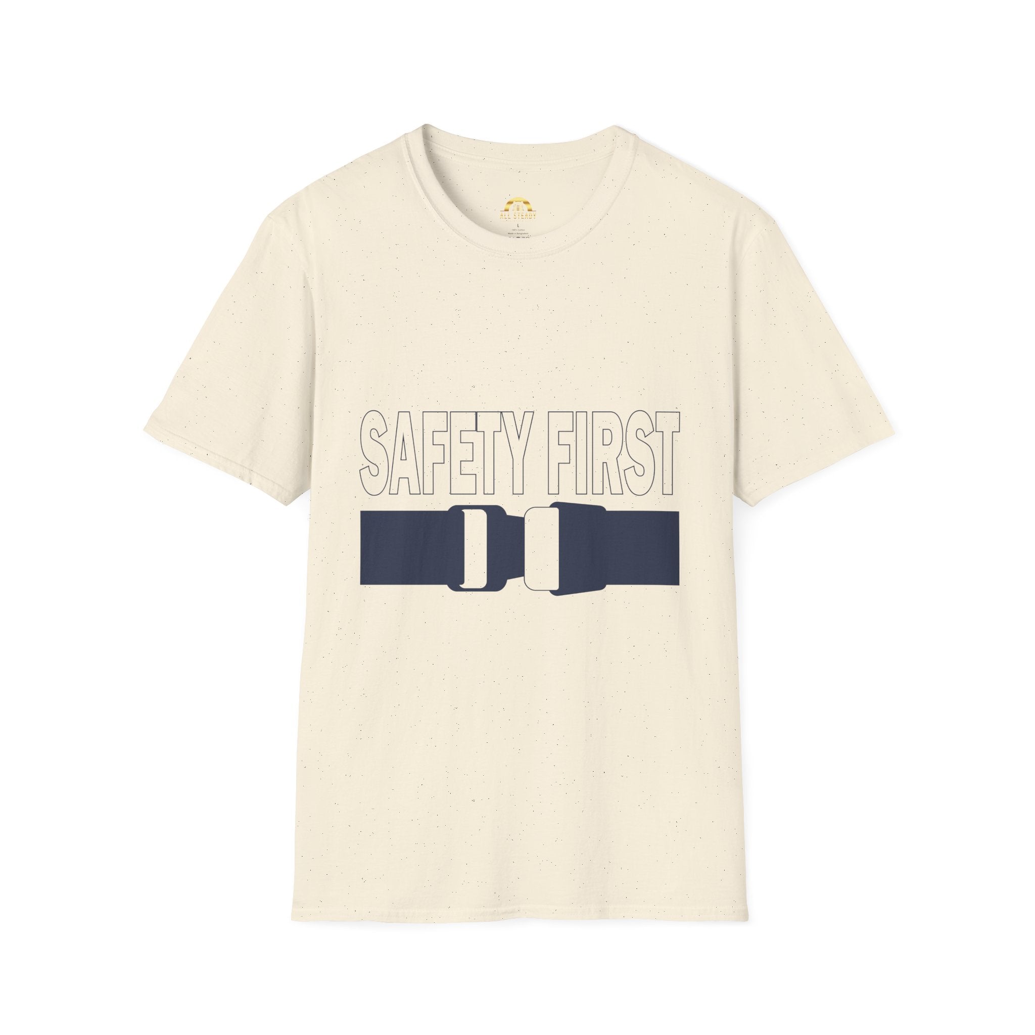 Safety First Seatbelt Graphic T-Shirt