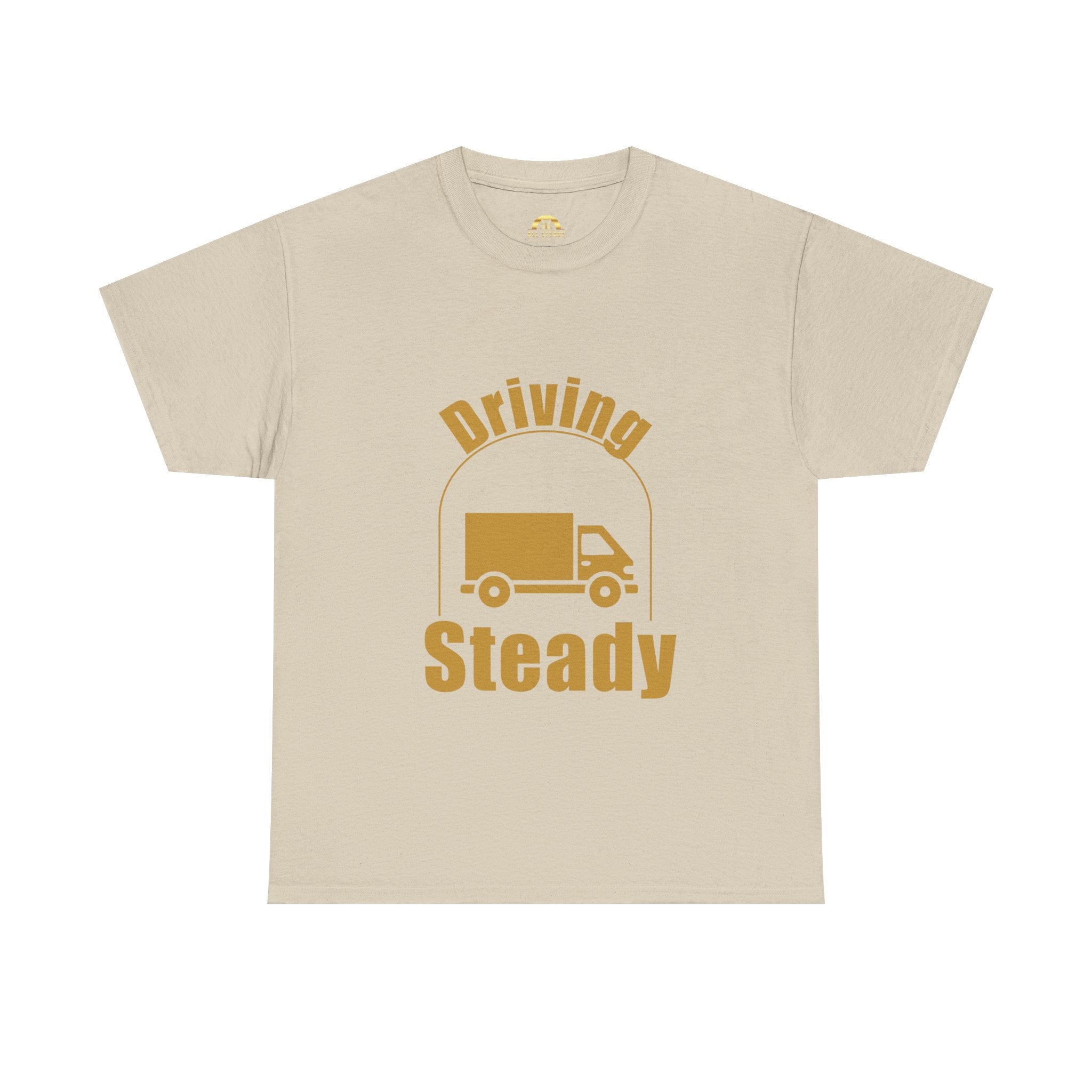 Driving Steady Trucker Tee — Delivery Driver Shirt