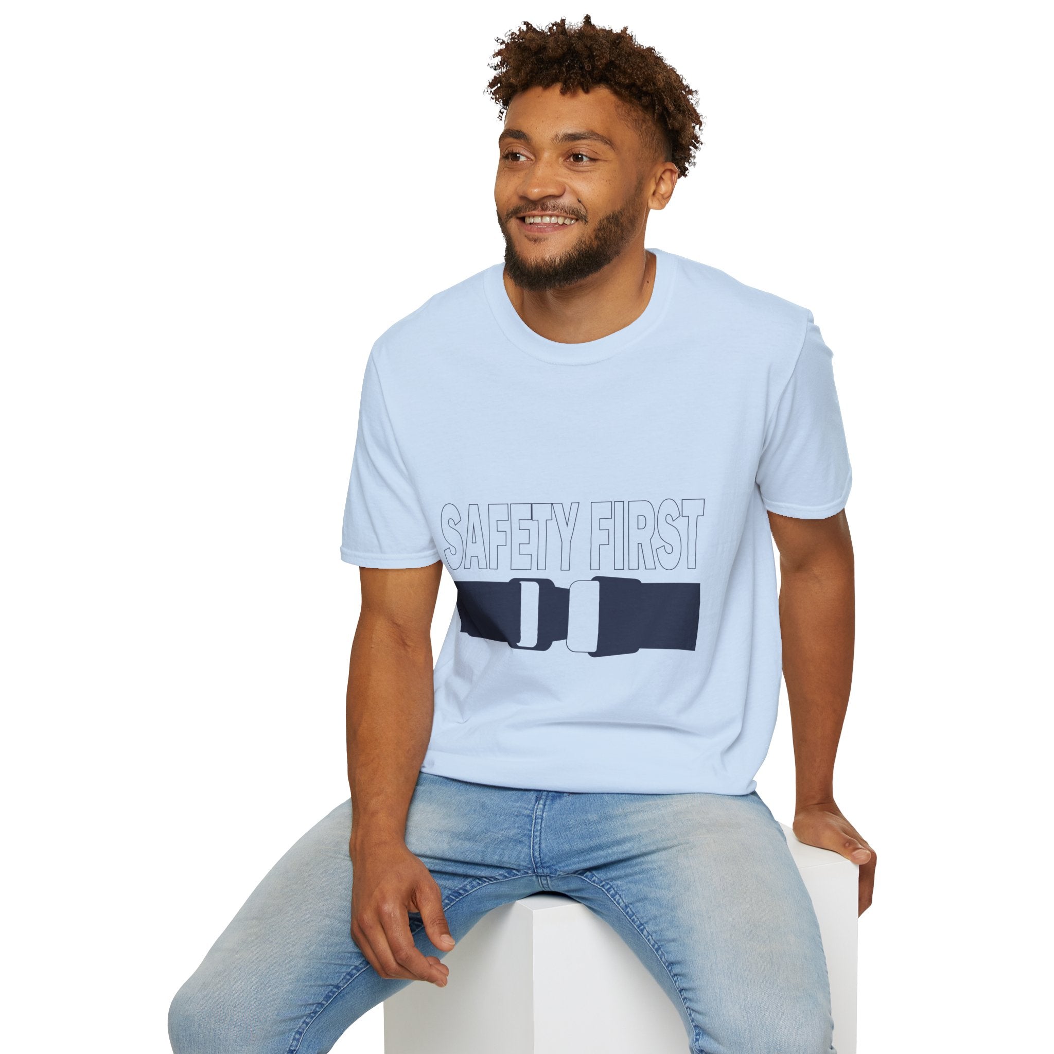 Safety First Seatbelt Graphic T-Shirt