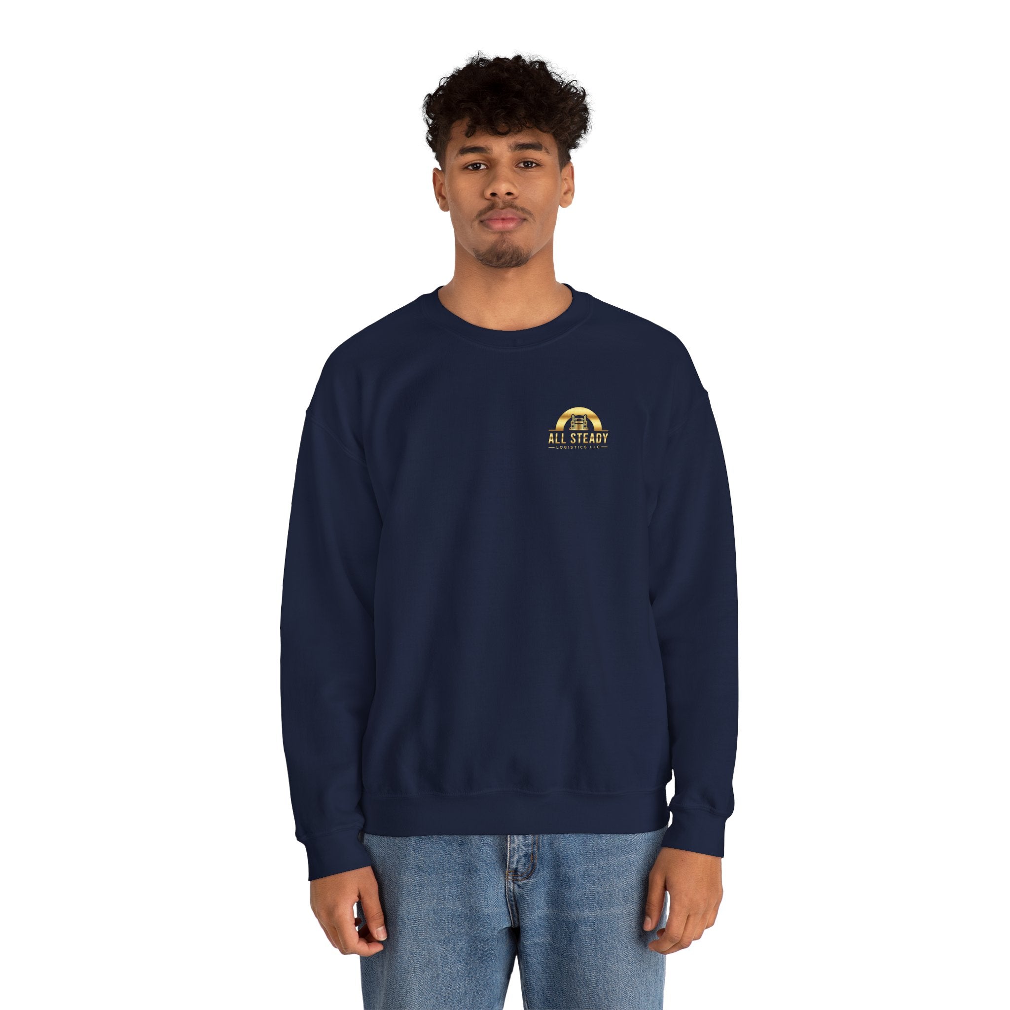 Crewneck Sweatshirt — Little Golden Rainbow "Be Kind" Chest Print