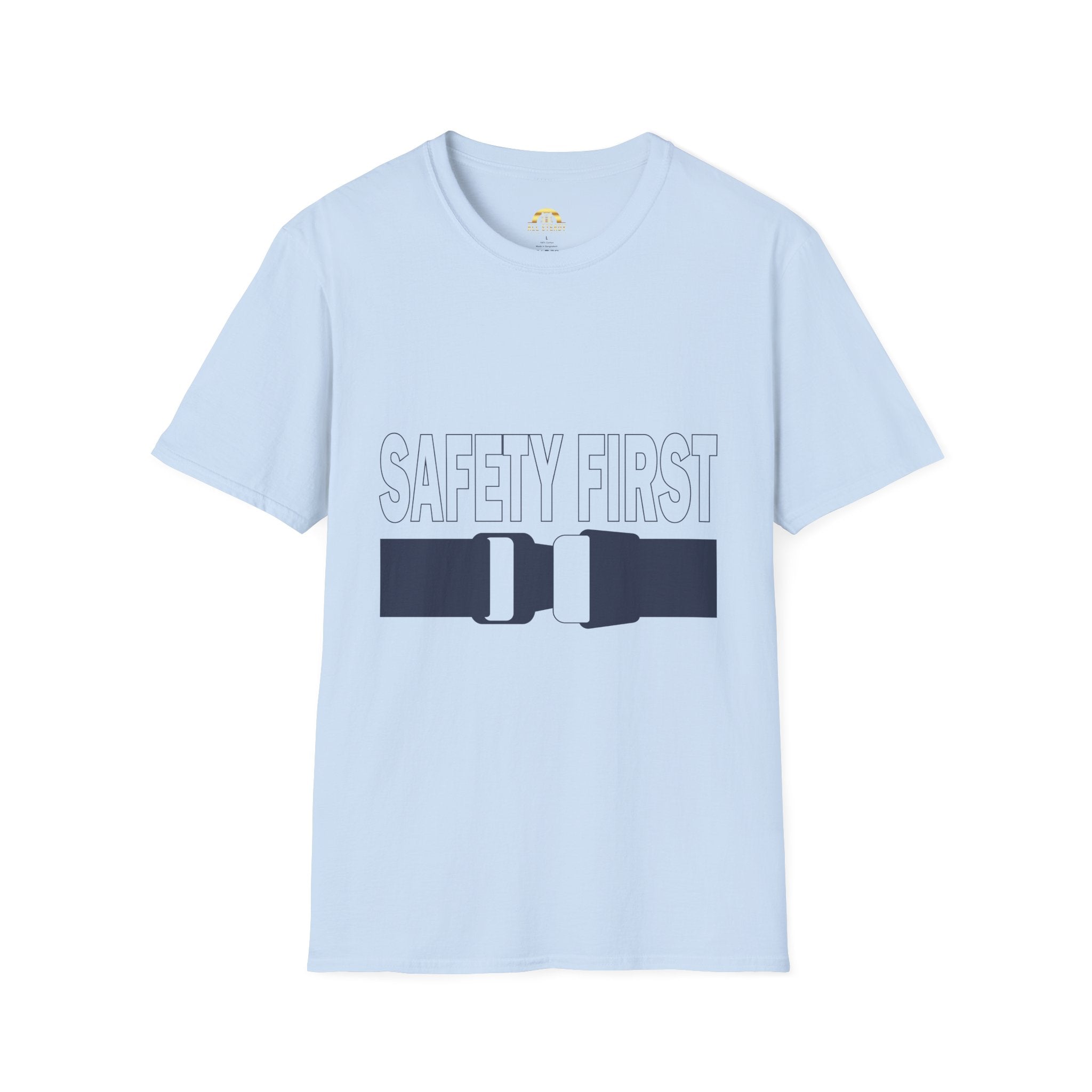 Safety First Seatbelt Graphic T-Shirt