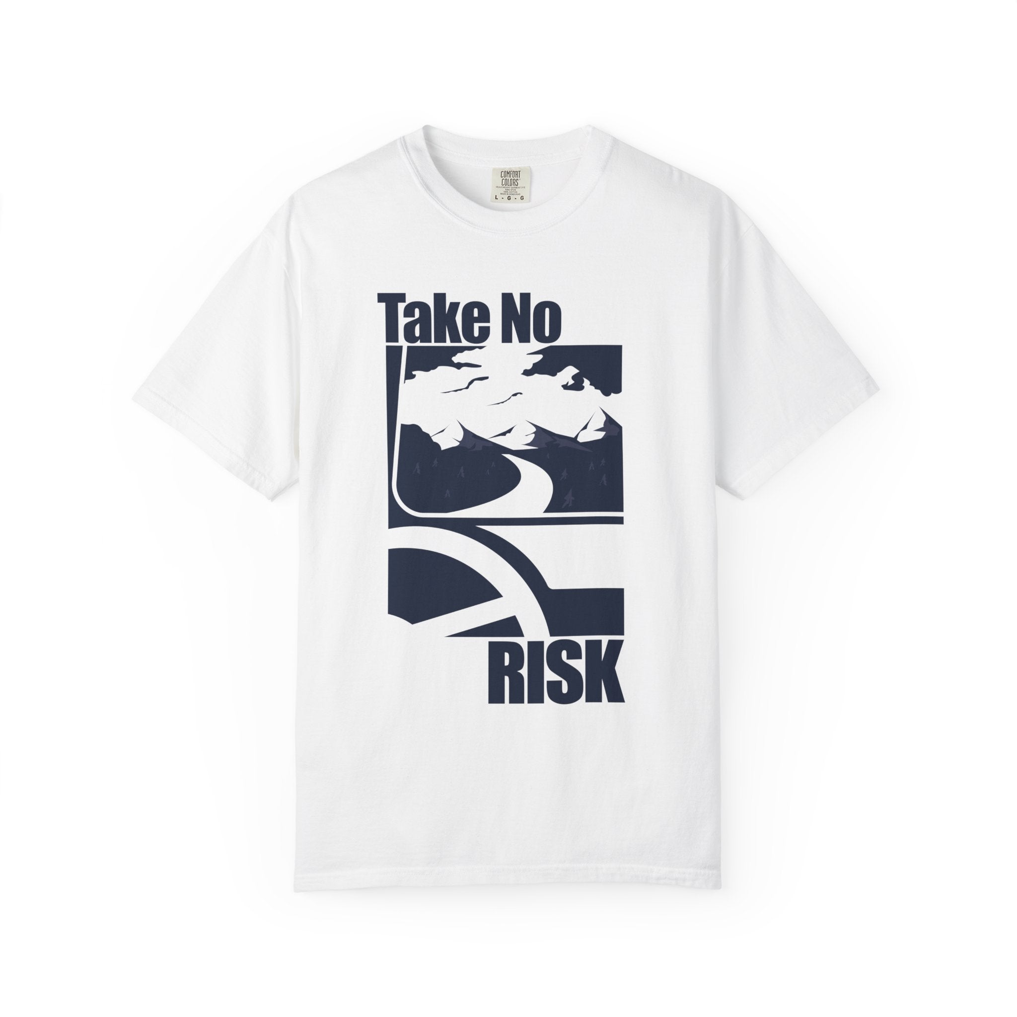Take No Risk T-Shirt — Retro Wave Surf Graphic Tee