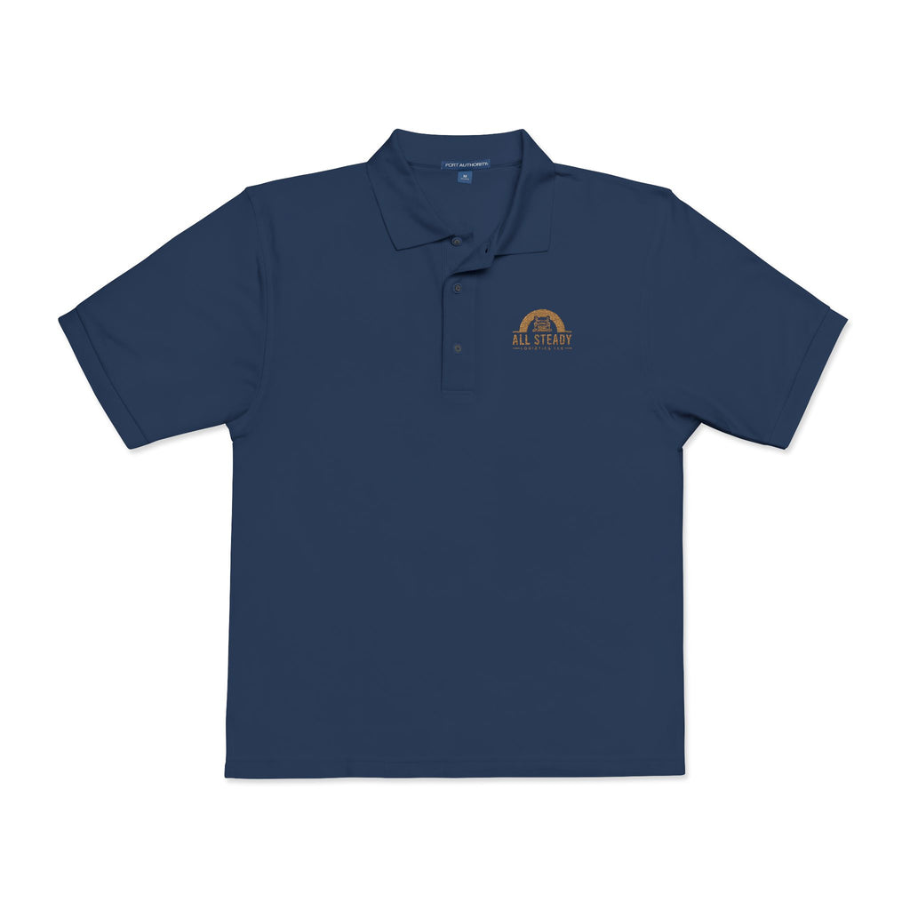 Embroidered Golden Sunrise Polo Shirt