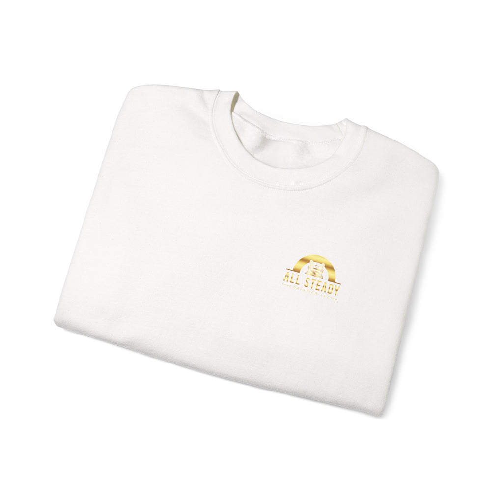 Crewneck Sweatshirt — Little Golden Rainbow "Be Kind" Chest Print