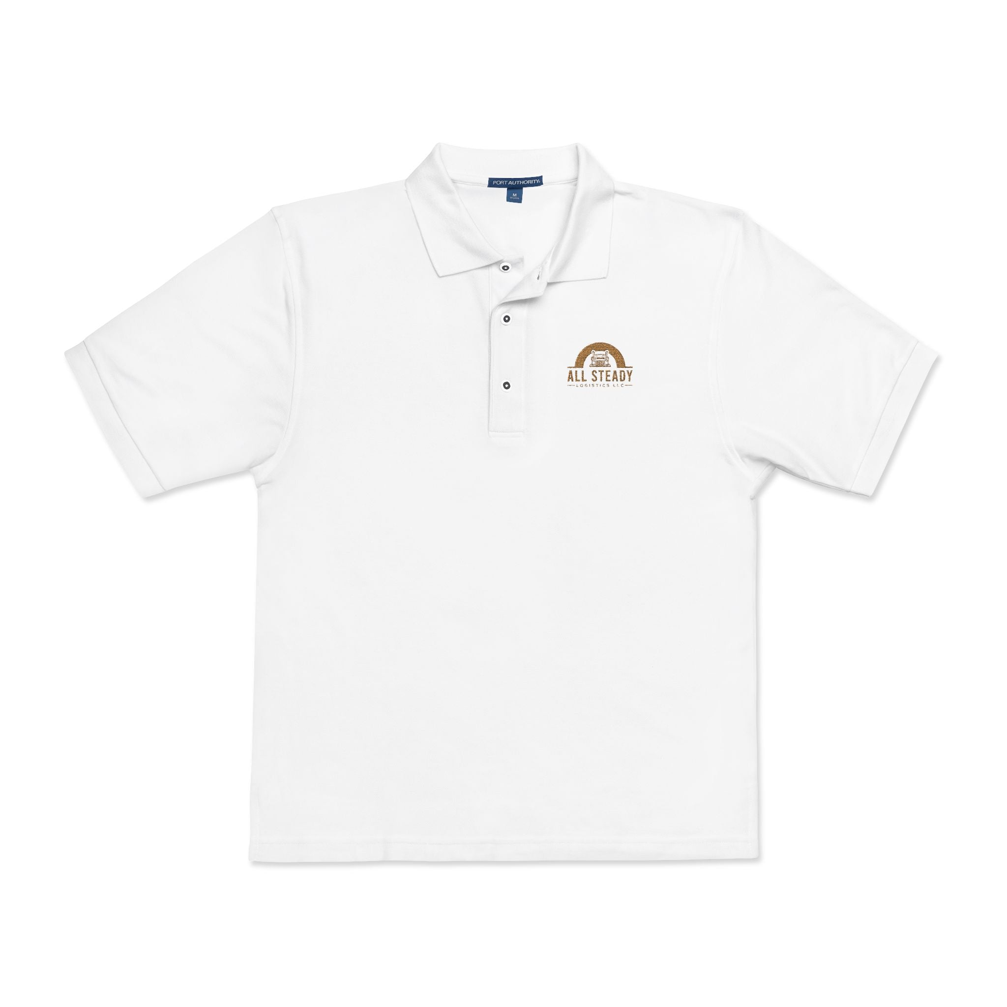 Embroidered Golden Sunrise Polo Shirt