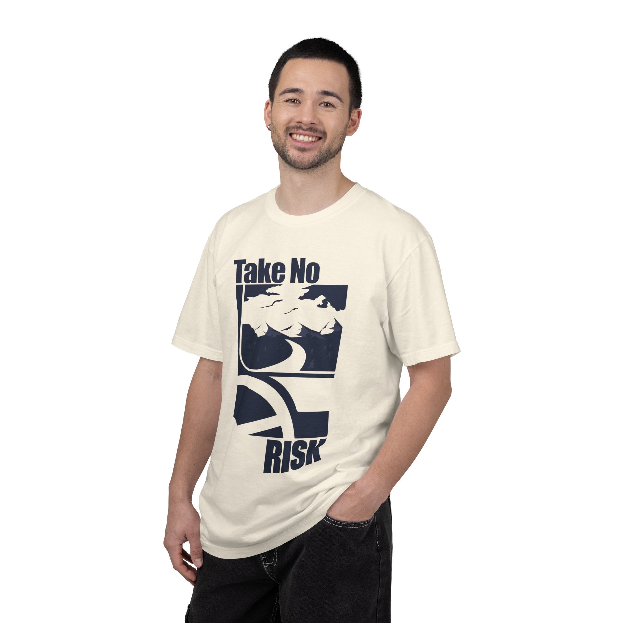 Take No Risk T-Shirt — Retro Wave Surf Graphic Tee