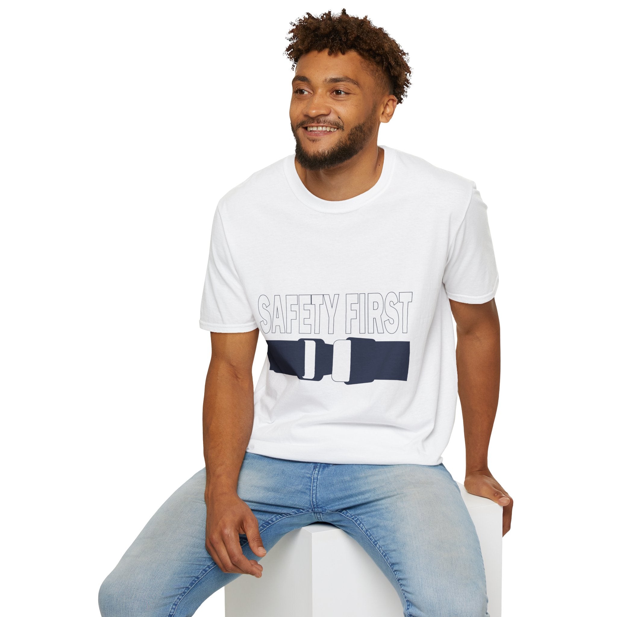 Safety First Seatbelt Graphic T-Shirt