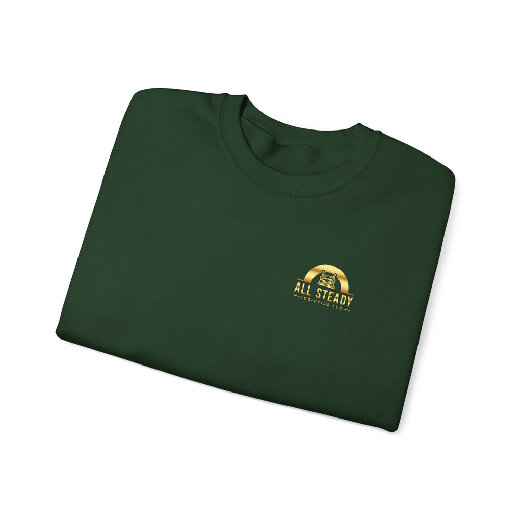 Crewneck Sweatshirt — Little Golden Rainbow "Be Kind" Chest Print