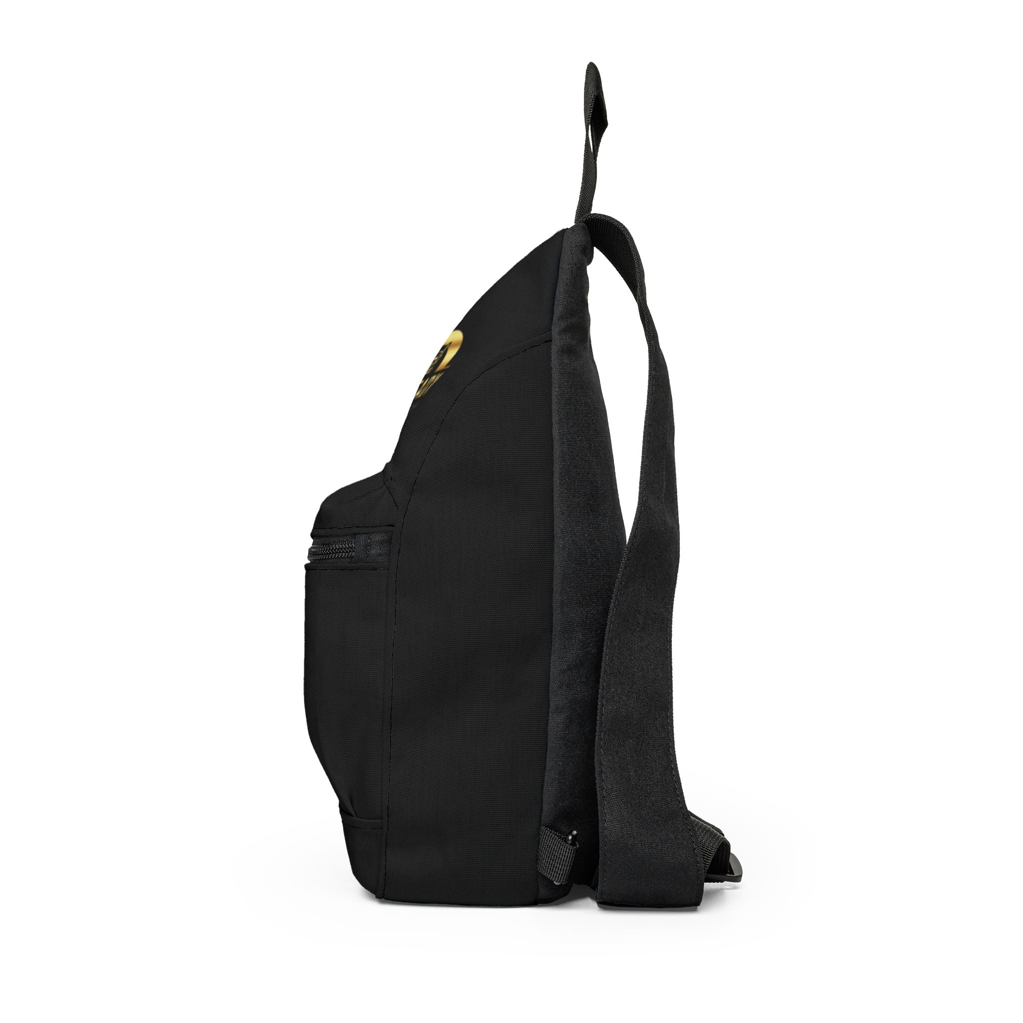 Sling Bag - 'All Steady' Gold Logo Crossbody Pack