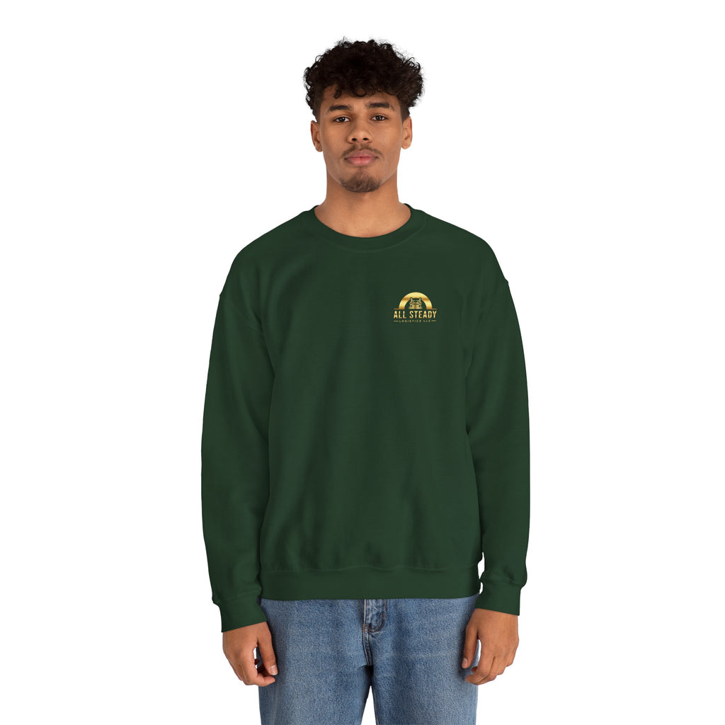 Crewneck Sweatshirt — Little Golden Rainbow "Be Kind" Chest Print